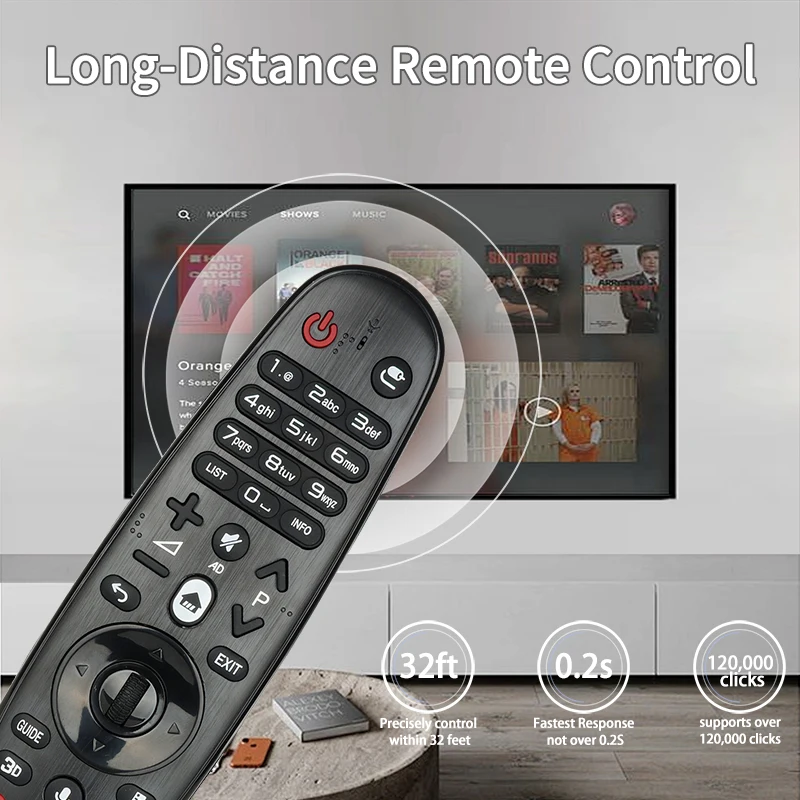 For AN-MR600 IR LG-TV-Remote-Control-Replacement [NO Voice Magic Pointer Function], For LG TV 49LF630V 55LF630V 42LF652V