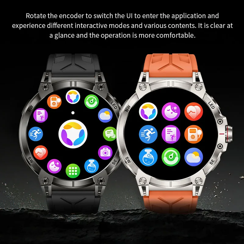 The Men's Smart Bluetooth call Function Watch has 107 Sports modes and Supports AI voice Assistant. The new Men's Smart Watch