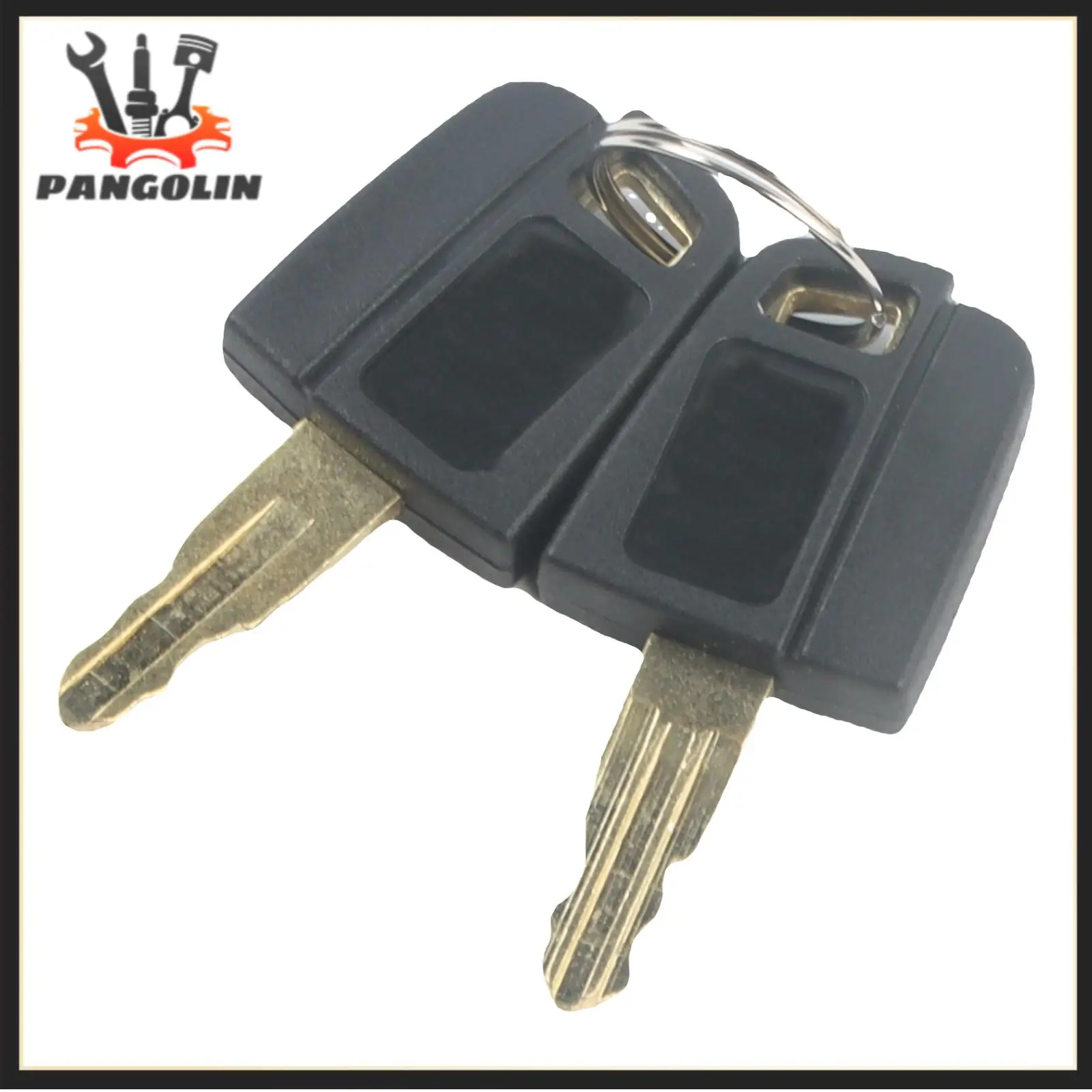

2 шт. ключ CAT для тяжелого оборудования CAT, погрузчик зажигания, экскаватор, бульдозер, металлический пластик, черный ключ запуска зажигания, аксессуары для экскаватора