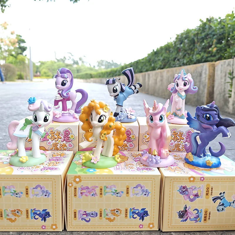 

Authentic Little Pony Friendship Magic V1 and V2 Blind Box Birthday Gifts for Children and Girls, Exquisite Decorative Items