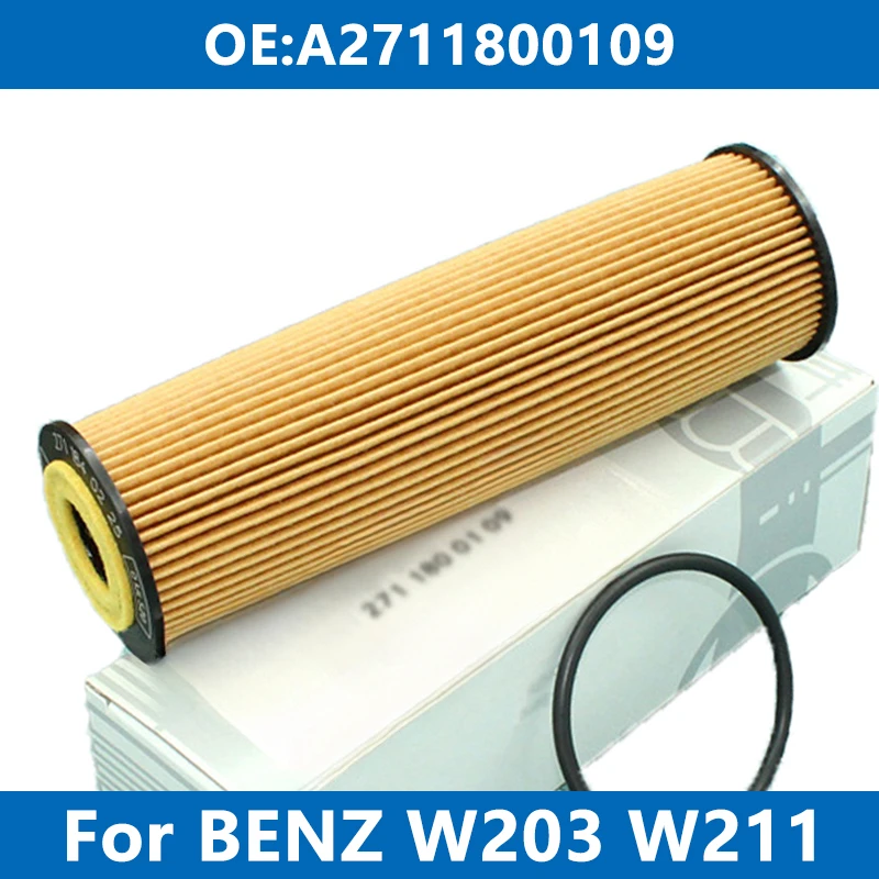 

Car Oil Filter Kit A2711800109 For Mercedes Benz W203 W204 W211 W221 C200 C240 E280 E320 S300 S350 CLS GLK M112 M271 M272 Engine