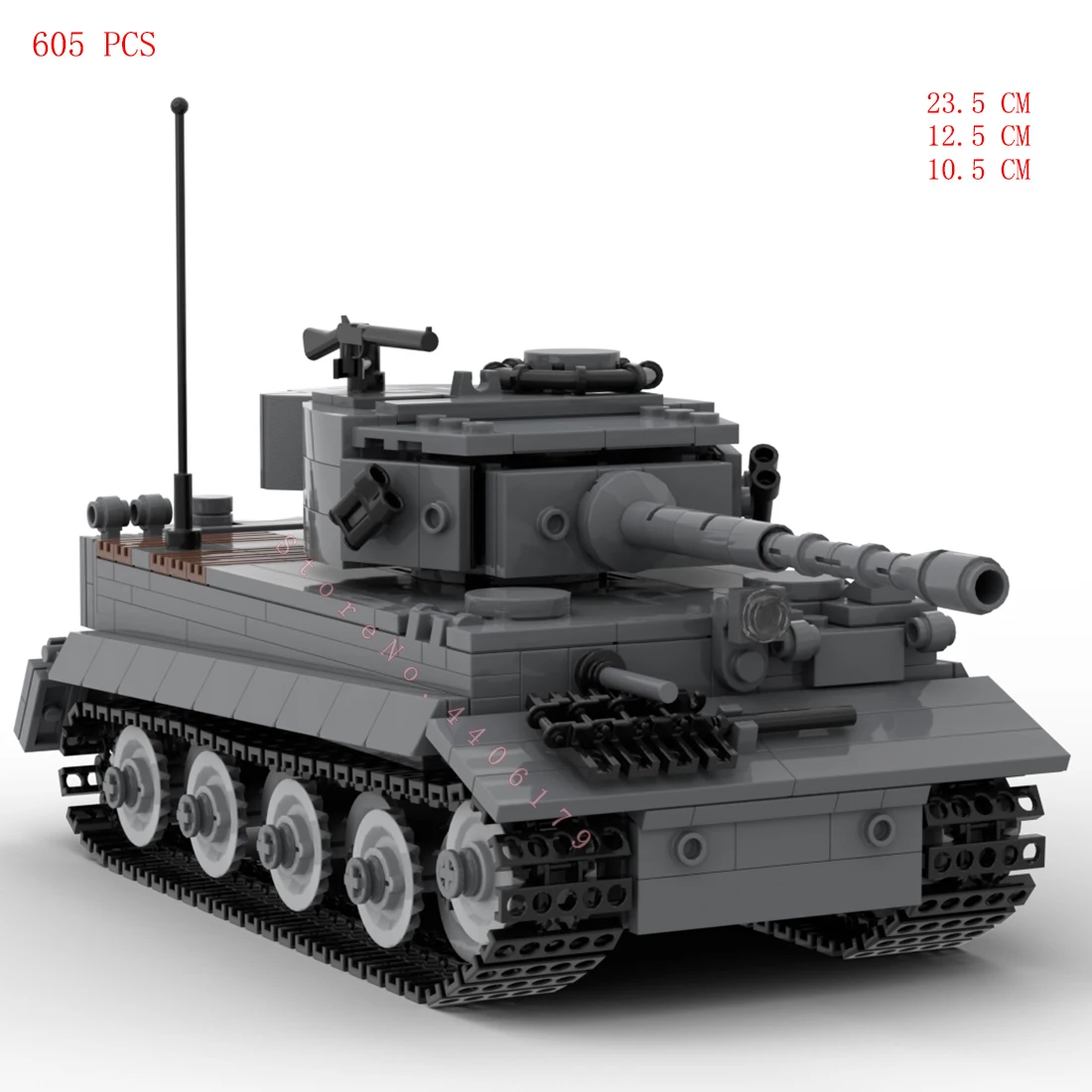 hot military WW2 German Army Panzerkampfwagen VI Ausf. E Tiger I tank SDKFZ 181 war vehicles weapons model Building Blocks toys