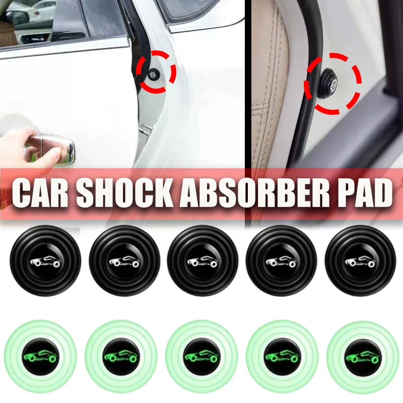 

Car Door Anti-Collision Silicone Shock Absorber Pad Anti-Vibration Door Closing Sticker Three-Layer Cushioning Gasket Auto Parts