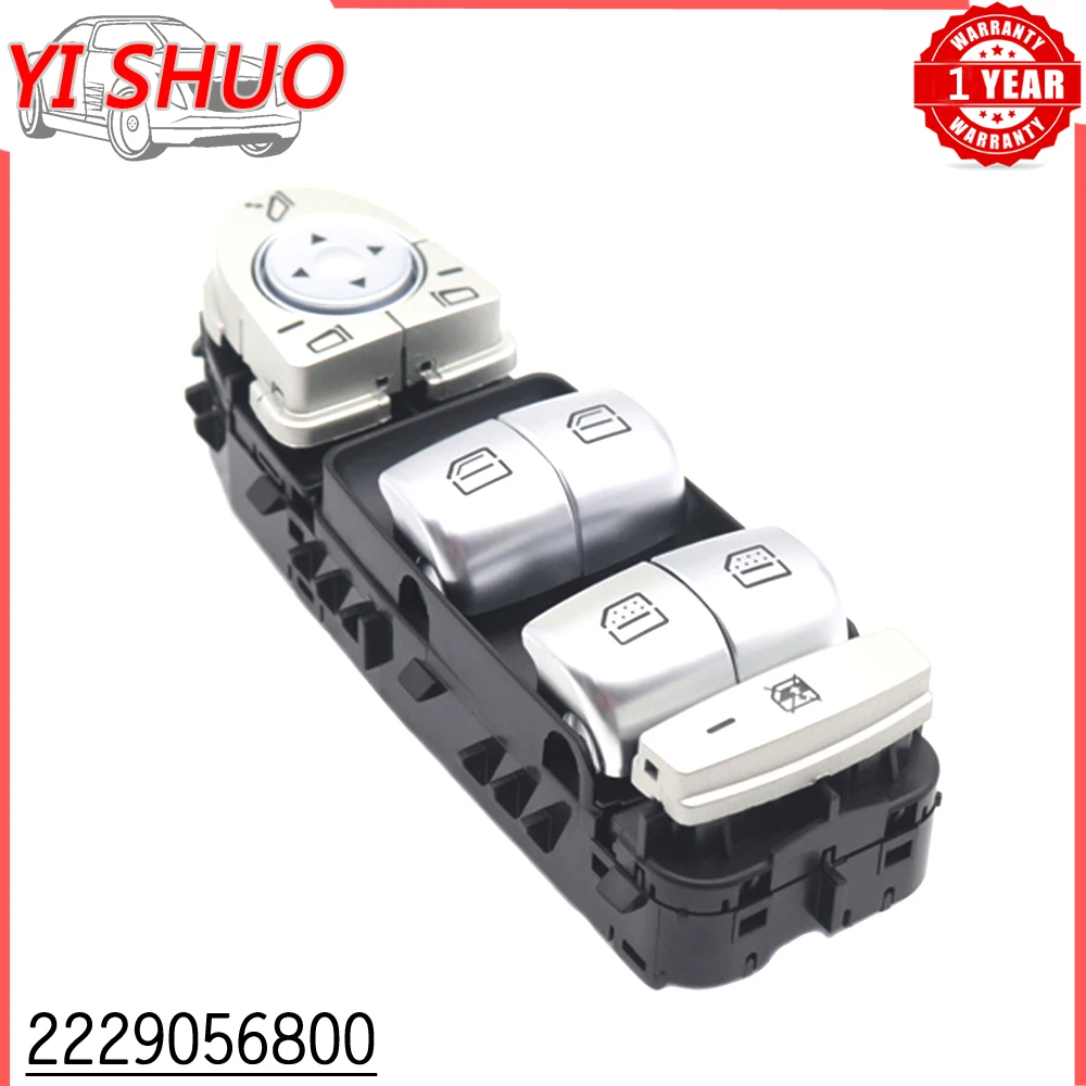 

Car Power Window Lifter Master Control Switch For Mercedes-Benz C300 C400 C63 GLC300 C350E C-Class W205 W253 W222 2229056800