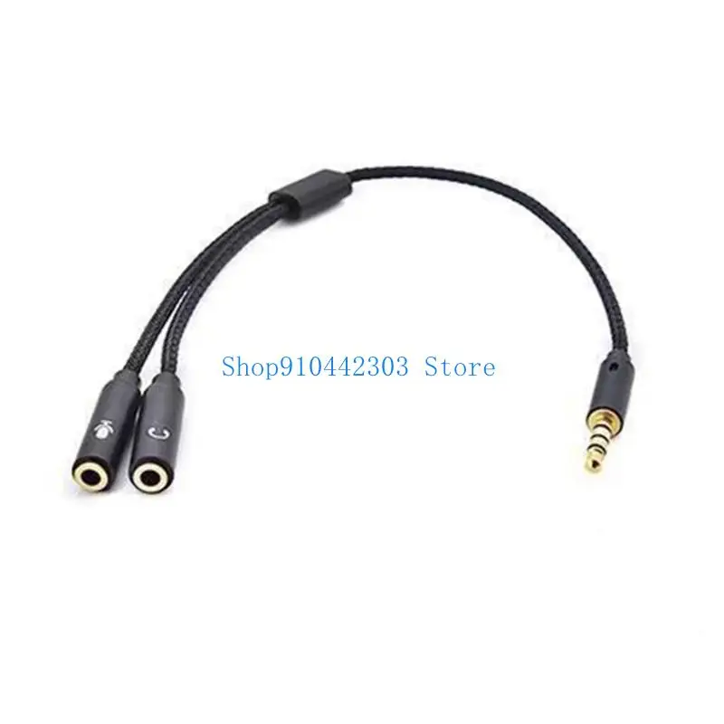 

L4MD 3.5mm Male Plug to 2x3.5mm Female Plug Connectors Speaker Cable Splitter