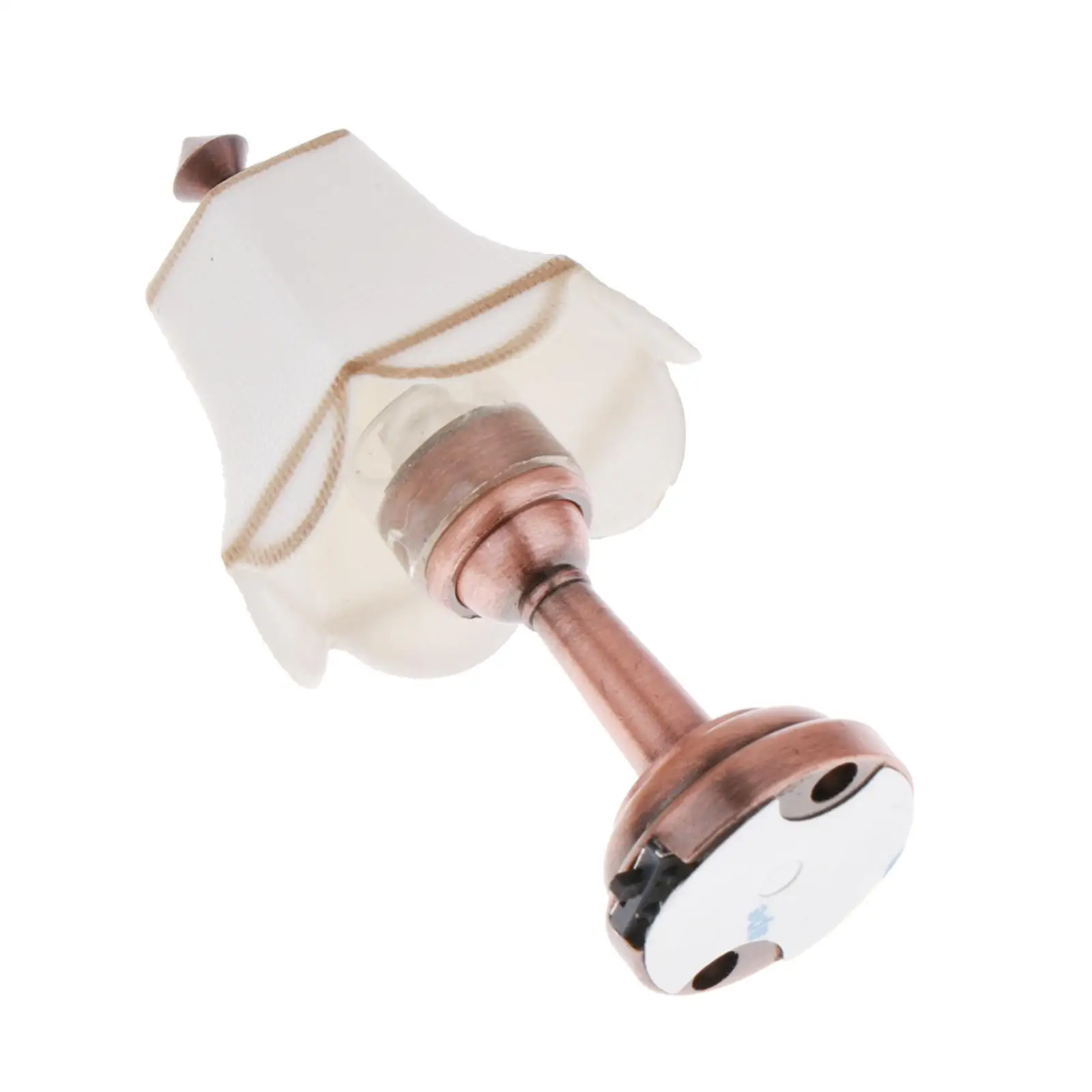 Dollhouse LED Table Lamp Metal Miniature Desk Light 1 12 Scale Lighting Accessories for Mini Dollhouse Furniture