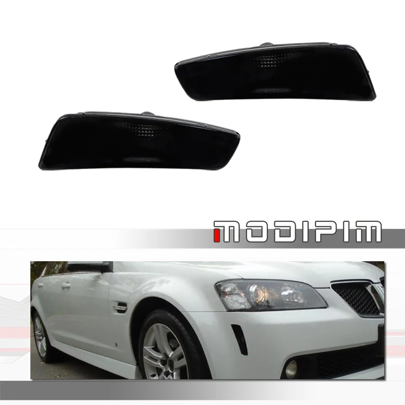 

2PCS Car Front Side Marker Turn Signal Light Fender Flare Light Cover Housings For 2008 2009 Pontiac G8 GT GXP, No Bulb / Socket