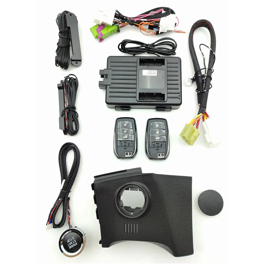 Für Toyota Corolla 2014-2018 Upgrade Fernbedienung Auto Keyless Entry Motor Start Alarm System Push Button Handy APP control