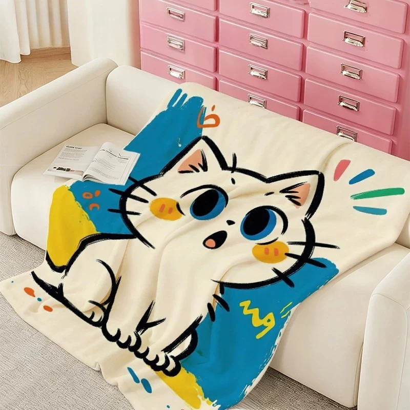 Milk Cartoon Puppy Blanket Blanket Car Sofa Flannel Blanket Quilt Blanket Office Nap Blanket Anime Blanket