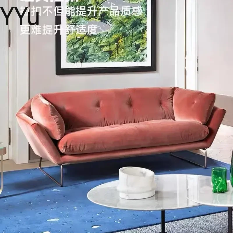 for Nordic Light Luxury Modern Designer Creative Sofa for Small Apartment Beauty Salon Clothing Store Studio Living Room