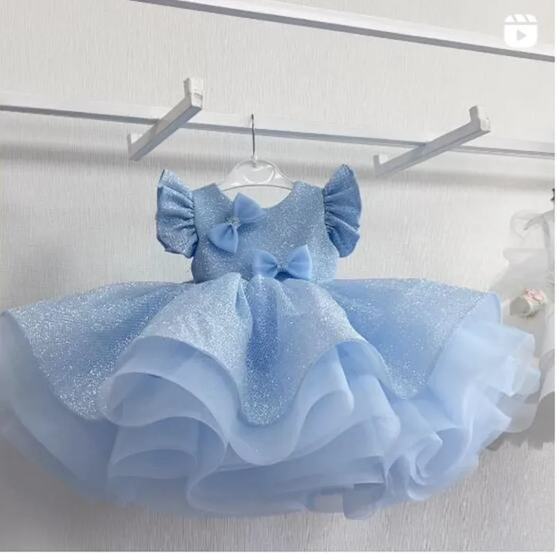 

Princess Kids Baby Dress For Girls Fancy Wedding Dress Cap Sleeve Sequins Party Birthday Dress For Girl Christmas Dresses