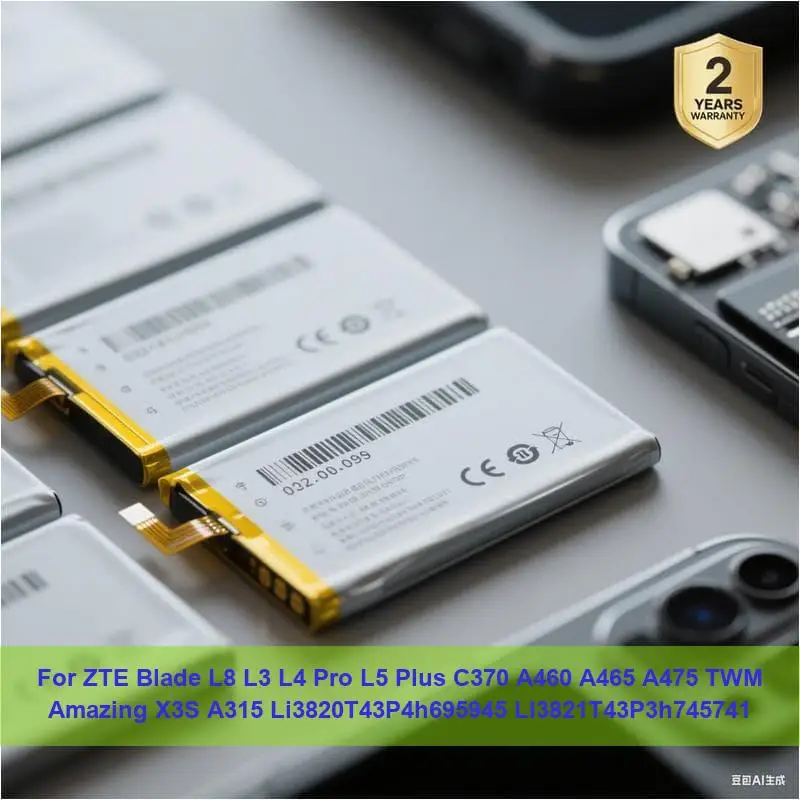 

Аккумулятор для ZTE Blade L8 L3 L4 Pro L5 Plus C370 A460 A465 A475 TWM Amazing X3S A315 Li3820T43P4h695945 LI3821T43P3h745741