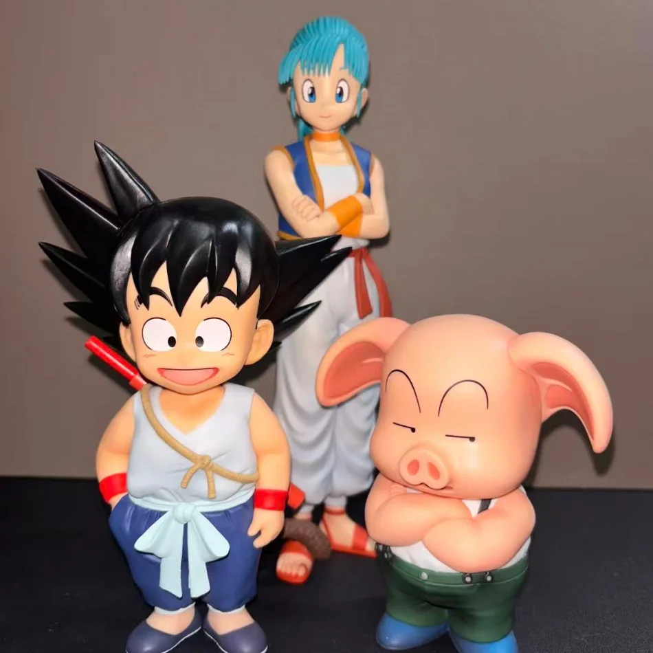 10-20cm Anime Dragon Ball Z Figure Goku Figure Practice Section GK Figures Krillin Chichi Bulma Anime Collectible Model Toy Gift view 6