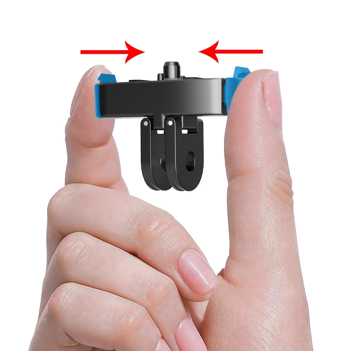 قاعدة مغناطيسية سريعة الإصدار من سبائك الألومنيوم لـ Gopro 13 حامل مهايئ تمديد أسود لملحقات Gopro Hero 13