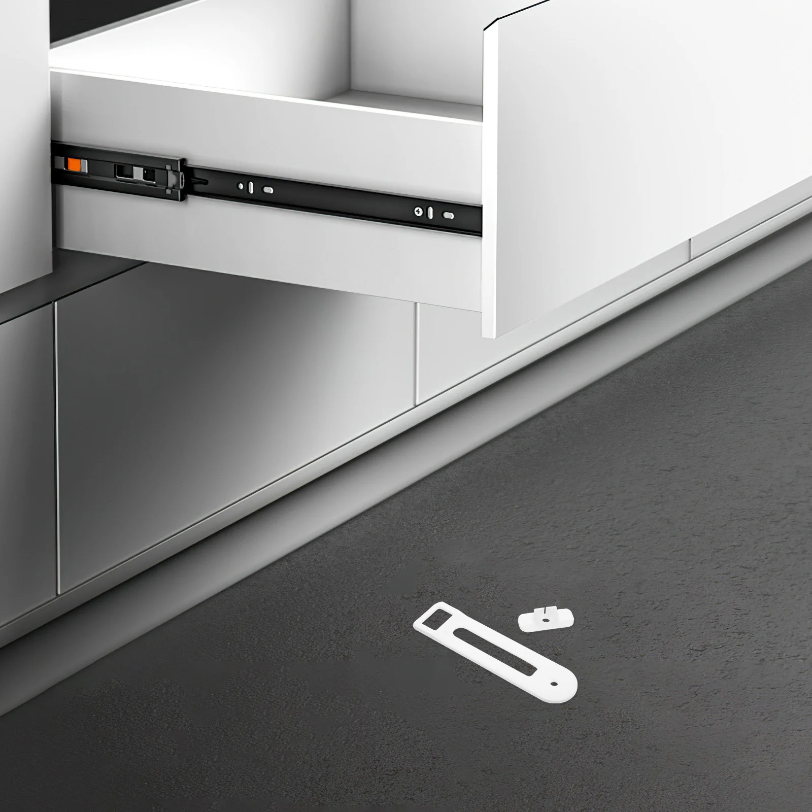 4 قطعة أقفال خزانة الطفل التدقيق U-شكل درج مزلاج السلامة للمطبخ خزانة خزانة انزلاق قفل الباب الثلاجة