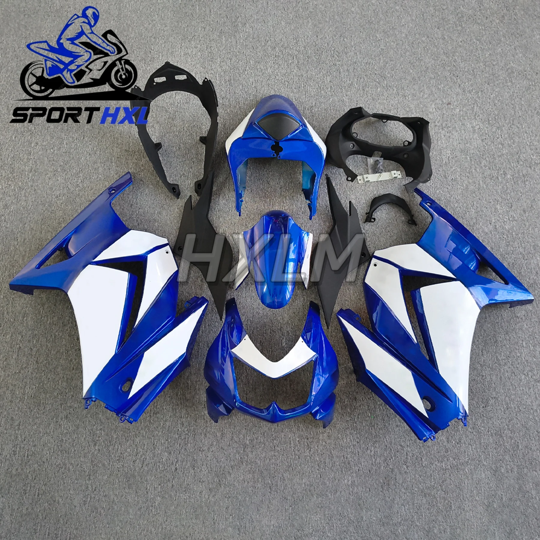 Motorcycle Gas Fuel Tank Protection Plate Fuel Tank Side Cover Plate Side Fairing Kit Fit For Kawasaki Ninja250 EX250 2008-2012