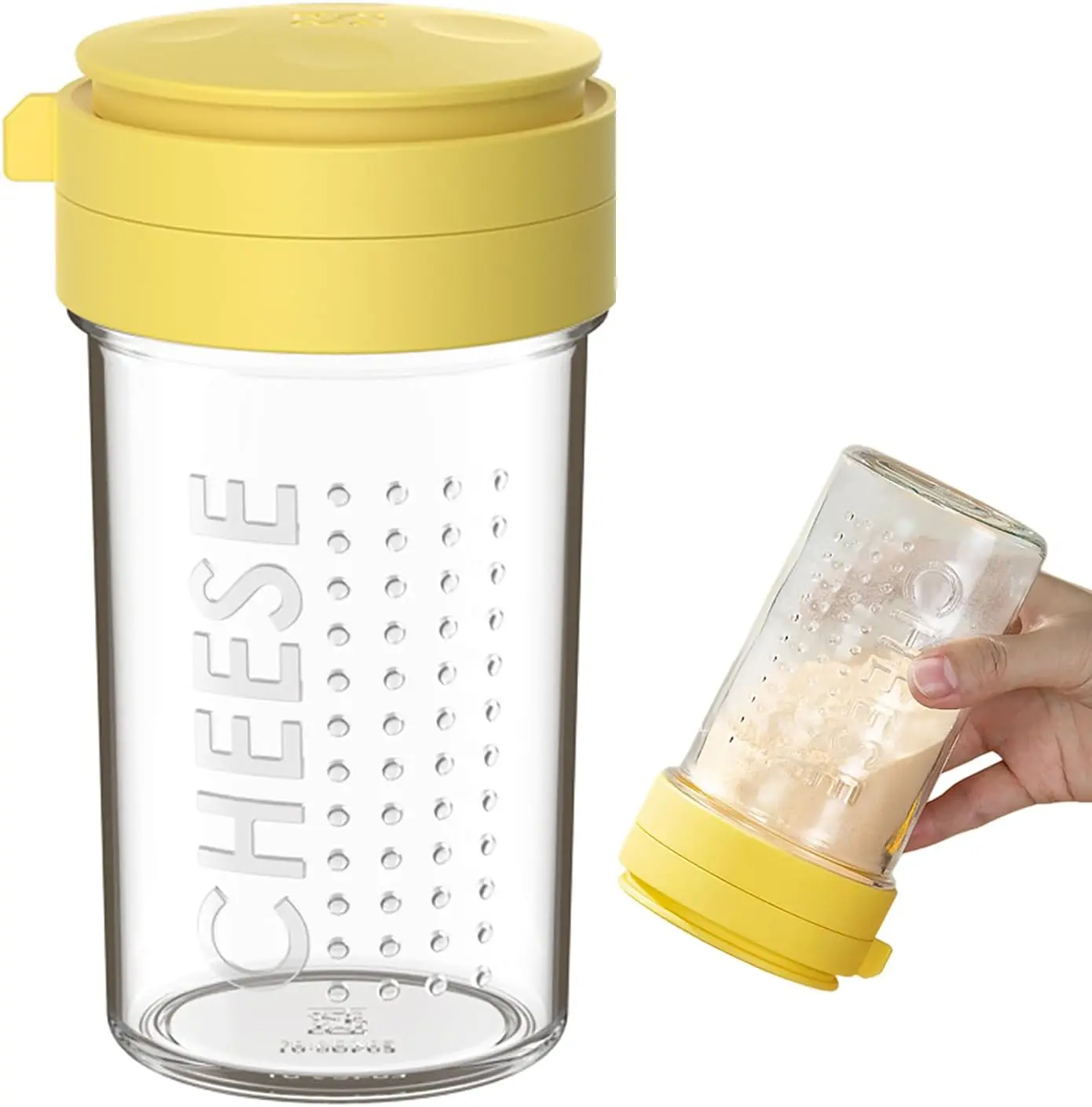 Grated Cheese Shaker Bottle Clear Spice Dispenser With Lid For Cumin Sesame Seasoning Jar Barbecue Tool Kitchen Container