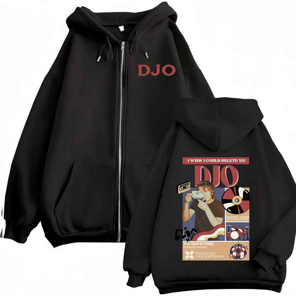 

Толстовки на молнии Djo Back on You Tour 2026, подарок для фанатов Джо Керри, модные куртки-худи на молнии в стиле Харадзюку для мужчин и женщин
