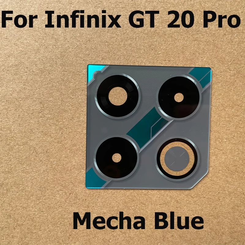 For Infinix GT 20 Pro Back Rear Camera Glass Lens With Glue Sticker Replacement Repair Parts X6871