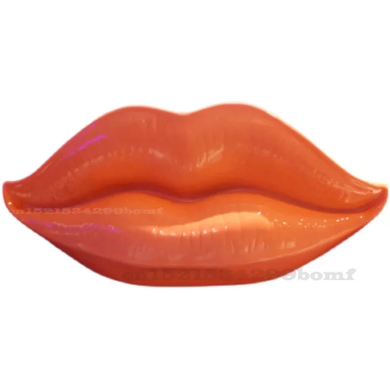 

Creative Big Lip Sculpture, Modern Red Lips Ornament, KTV Bar Club Decor, Resin Theme Wall Decoration, Artistic Centerpiece