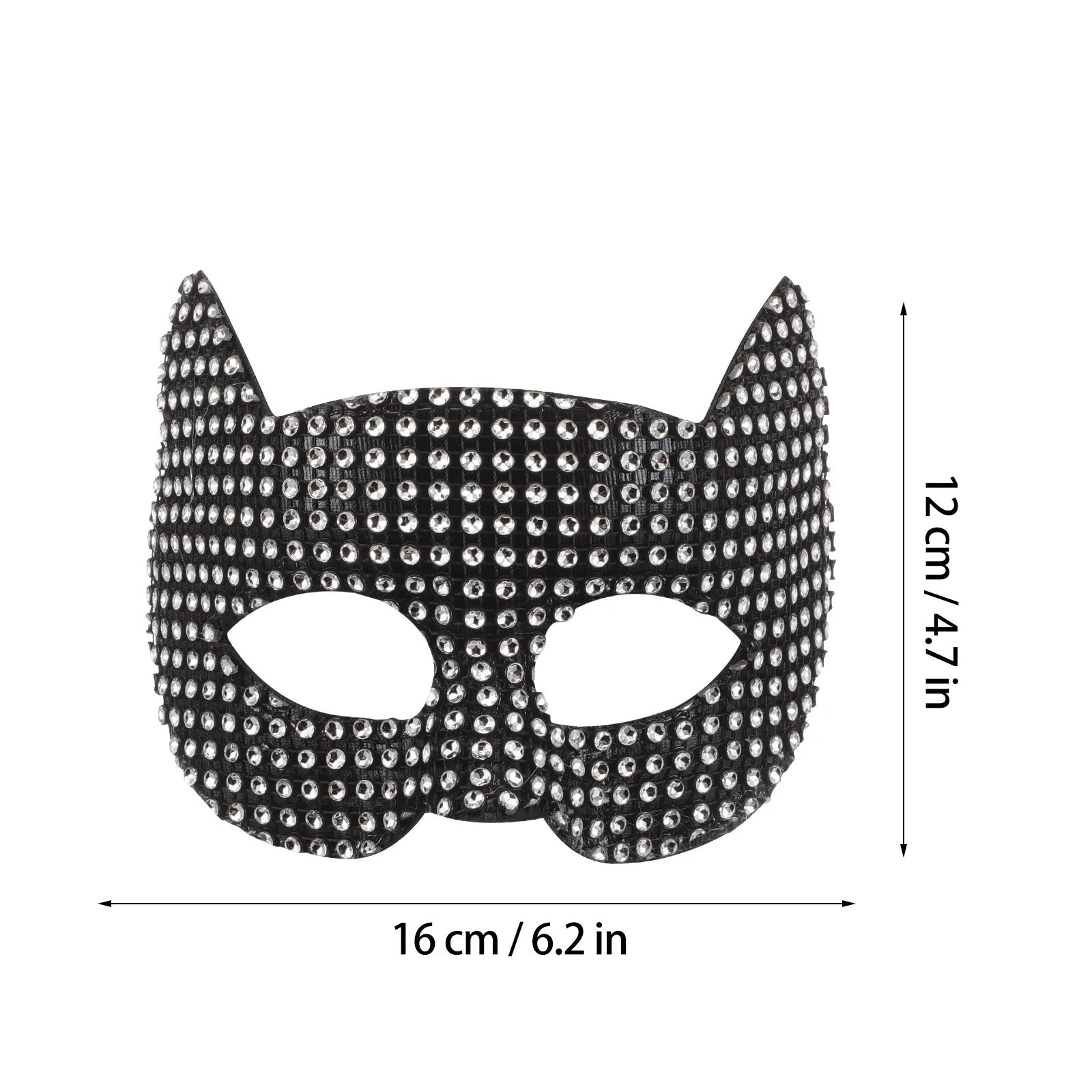 قناع نصف وجه حفلة تنكرية للهالوين زي إكسسوار للنساء ديكور تنكري مهرجان الرقص الدعامة