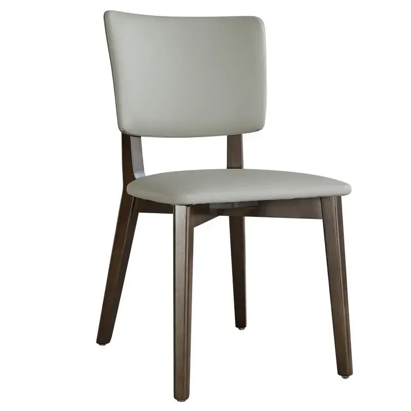

Solid wood dining , simple modern light luxury Italian minimalist chair