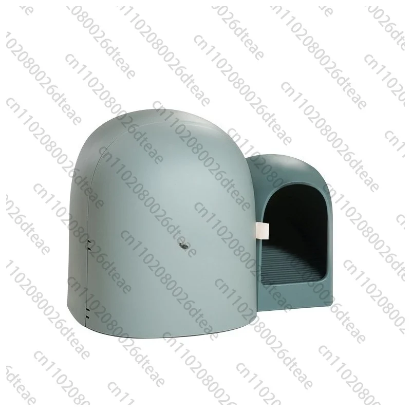 Fully Enclosed Extra Large Cat Litter Box Anti-odor Cat Toilet Simple Style Cat Litter Box Pet Supplies Eco-friendly Material