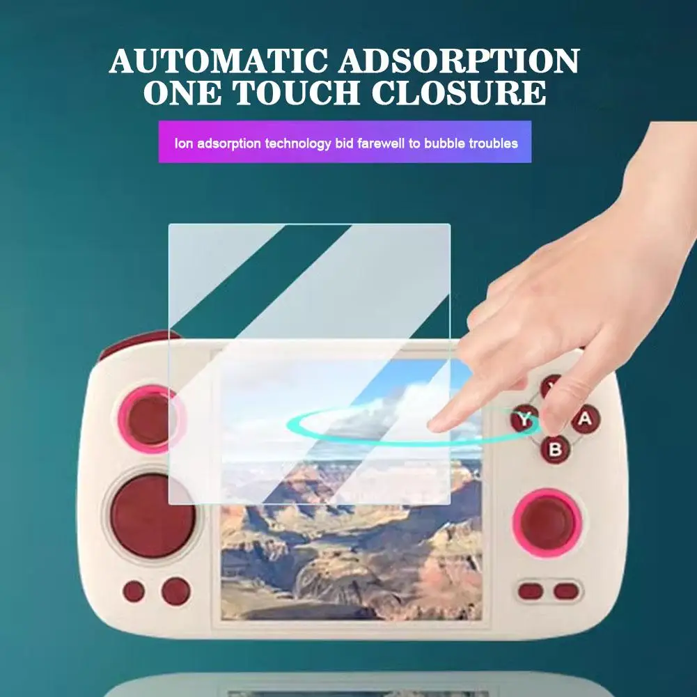 For RG CUBE Game Console Tempered Film HD Screen Protector Protective Accessories Console Game Scratch-resistant Film P7A9