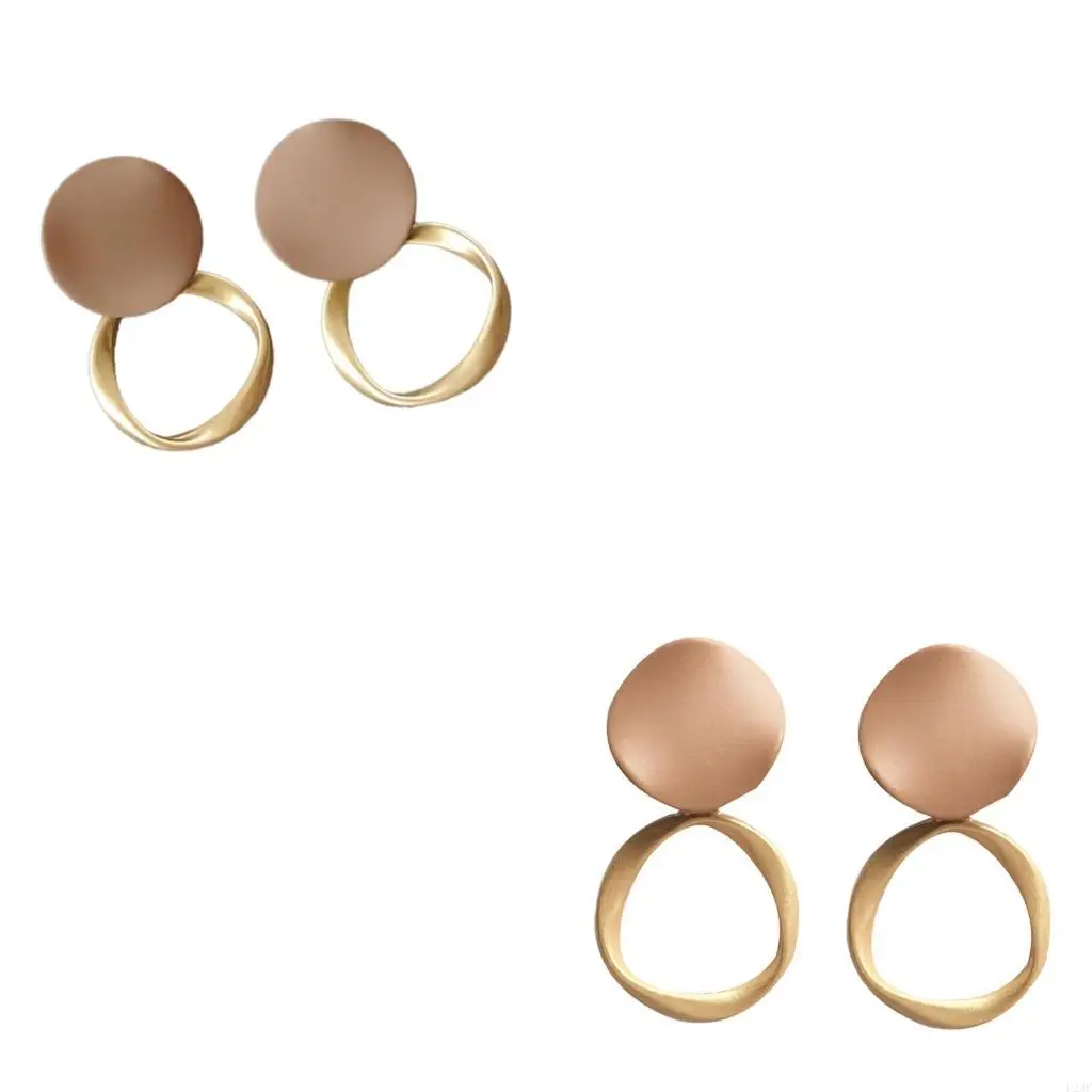 Гладкие-серьги-из-сплава-с-геометрическим-дизайном-цвета-хаки-легкие-удобные-ювелирные-изделия-подарок