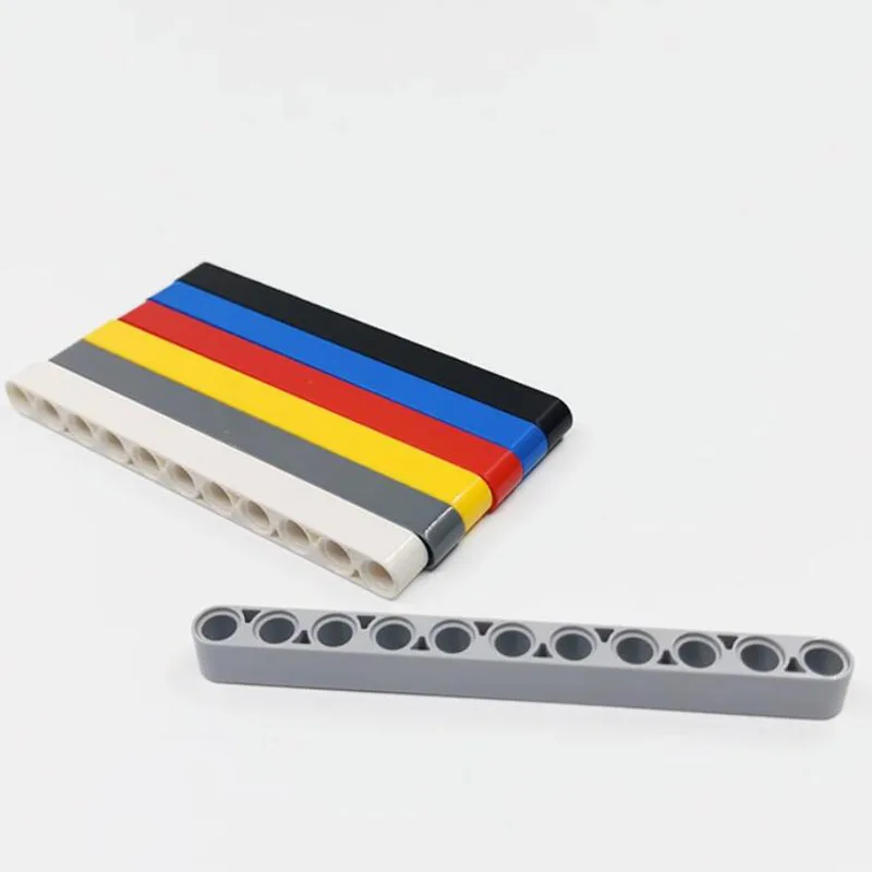 10Pcs/lot Technical Beam 1x11 Thick Liftarm MOC 32525 Building Blocks DIY Assemble Bricks Parts Toys Compatible with 6029578