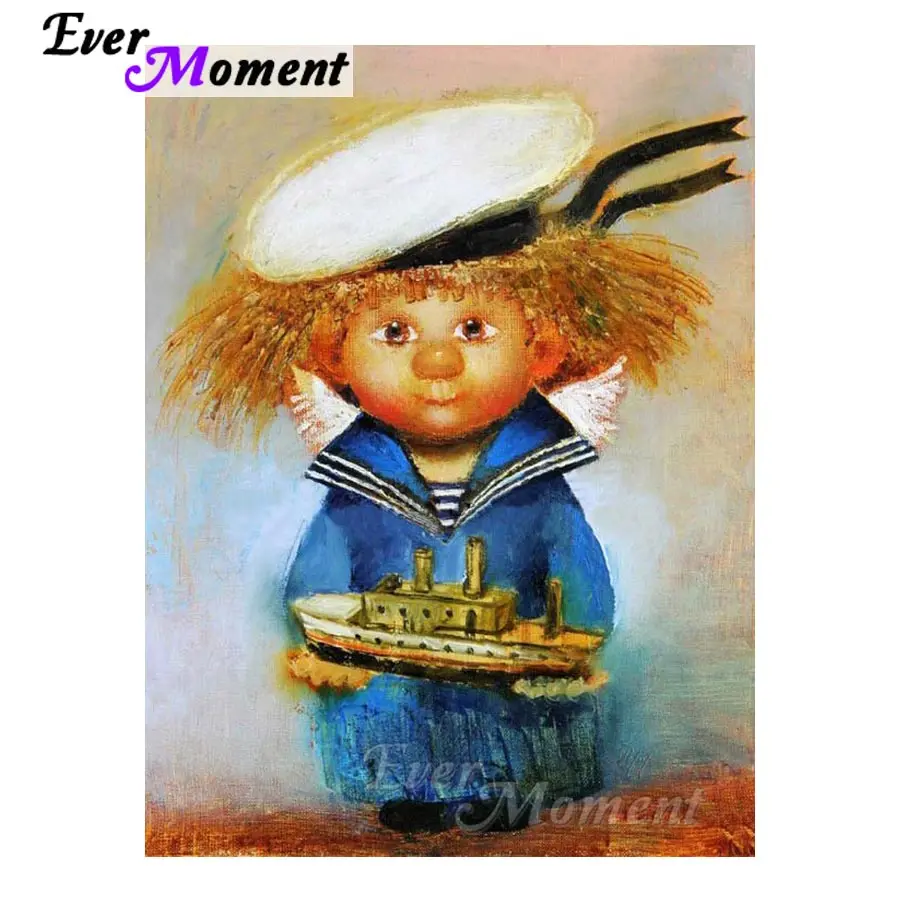 

Алмазная картина Ever Moment, люди, вышивка крестиком, мозаика, украшения для дома, 5D DIY, подарок ручной работы, полная круглая дрель ASF1250