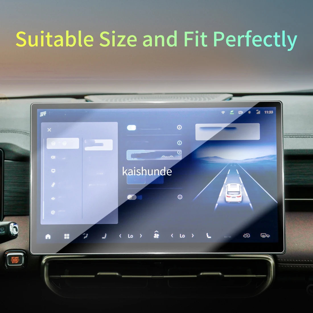 Car Stickers Meters Protector For 26 Jetour X90PRO Tempered Glass Protective Film Display Navigation Vehicle