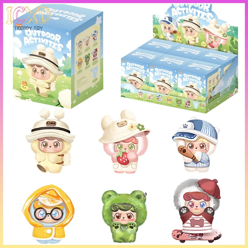 

Аутентичные игрушки Qbao Blind Box Today Out To Play Series Gummy, плюшевые куклы, брелки, подвески, подарки на Хэллоуин