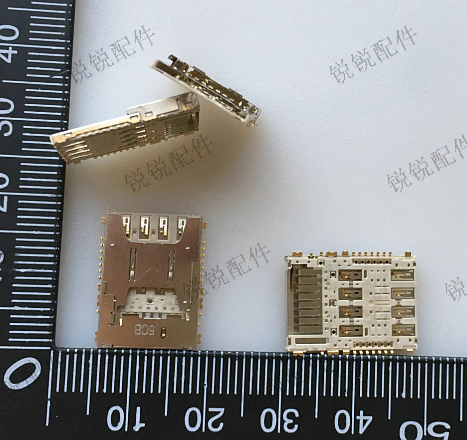 For Samsung LG D858 D857 N9005 F400 card slot SIM card holder TF memory, double layer 2 in 1 card slot