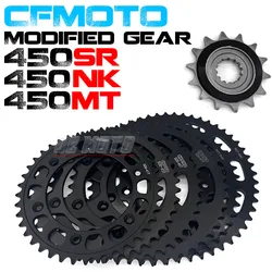 Motorcycle Modification FOR CFMOTO 450SR/450NK/450MT Large And Small Sprockets Chain Plates Tooth Discs Flywheels