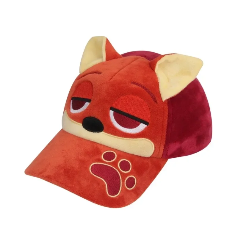 Zootopia جودي نيك الإبداعية الكرتون المحيط لطيف الكرتون البيسبول بطة اللسان قبعة الأذن ظلة صور القبعات لوازم الديكور #4