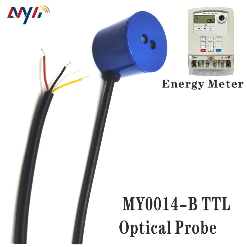 TTL IR infra-red light IEC62056 DLMS bi-directional communication kWh meter electricity and gas tariff meters TTL Optical Probe