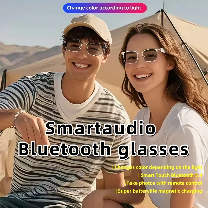 

GS13 Bluetooth Smart Glasses AI Intelligent Translation Sunglasses Voice Remote Control Music Eyewear Waterproof Eyeglasses