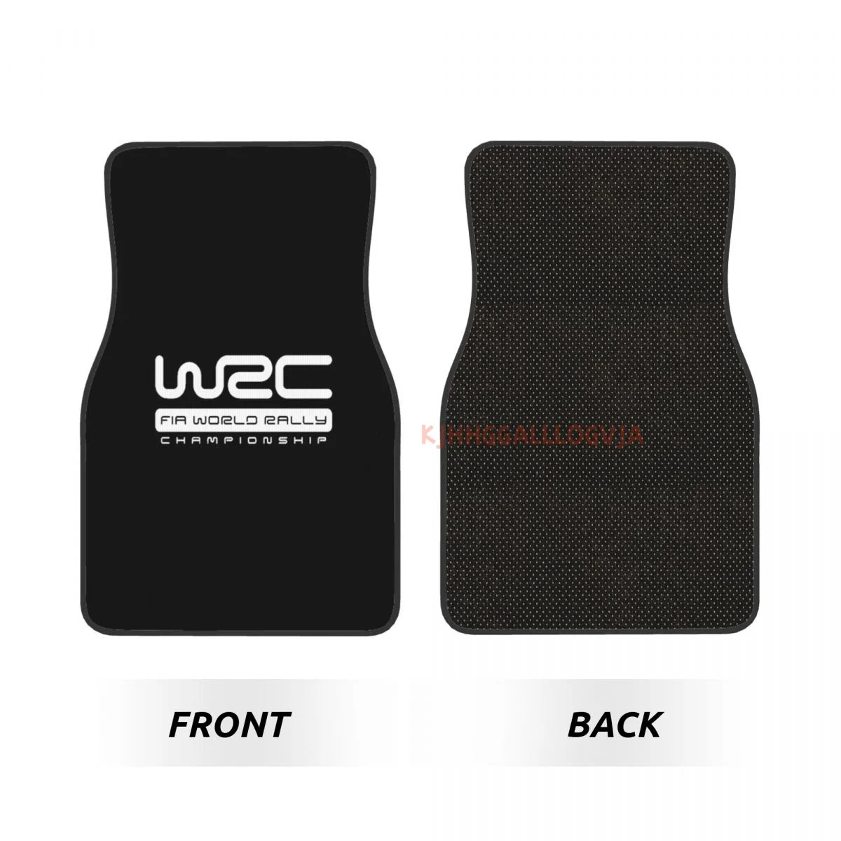 WRC 4PCS Crystal Velvet Car Floor Mats Set of Four Anti Fouling Car Mats Carpet Anti Slip Car Floor Mats