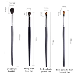 Pony hair Precision Smudge Makeup brushes Eyeshadow Make up brushes Lip Brow Basic Eye shadow essential Highlight cosmetic tools