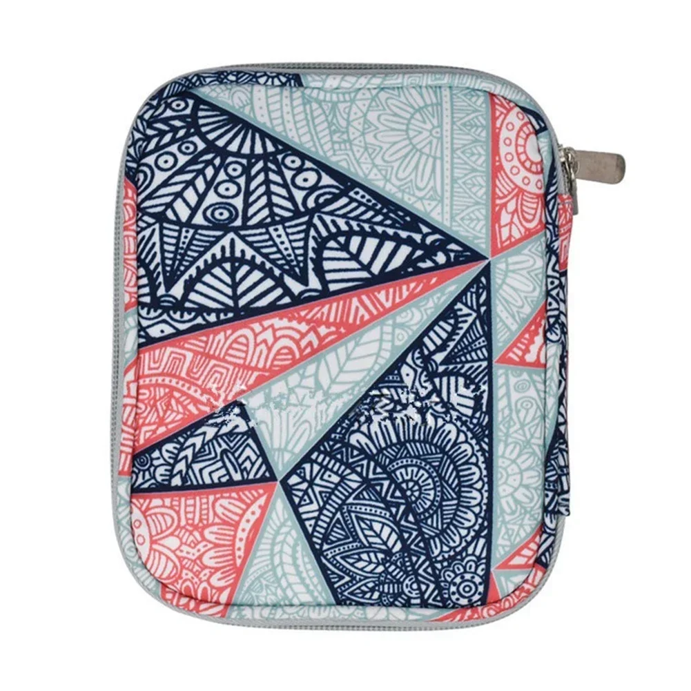 Empty Crochet Hooks Pouch Storage Bag Knitting Kit Case Organizer Bag For Crochet Needles Scissors Ruler Sewing Kit Bag