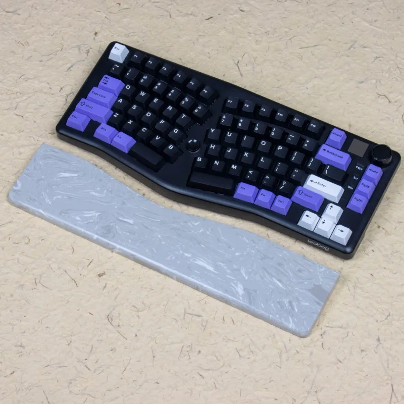 MiFuny Customized Marble Keyboard Hand Rest Wrist Rest Ergonomic Keyboard Pad Suitable for LEOBOG 75 Alice Mechanical Keyboards