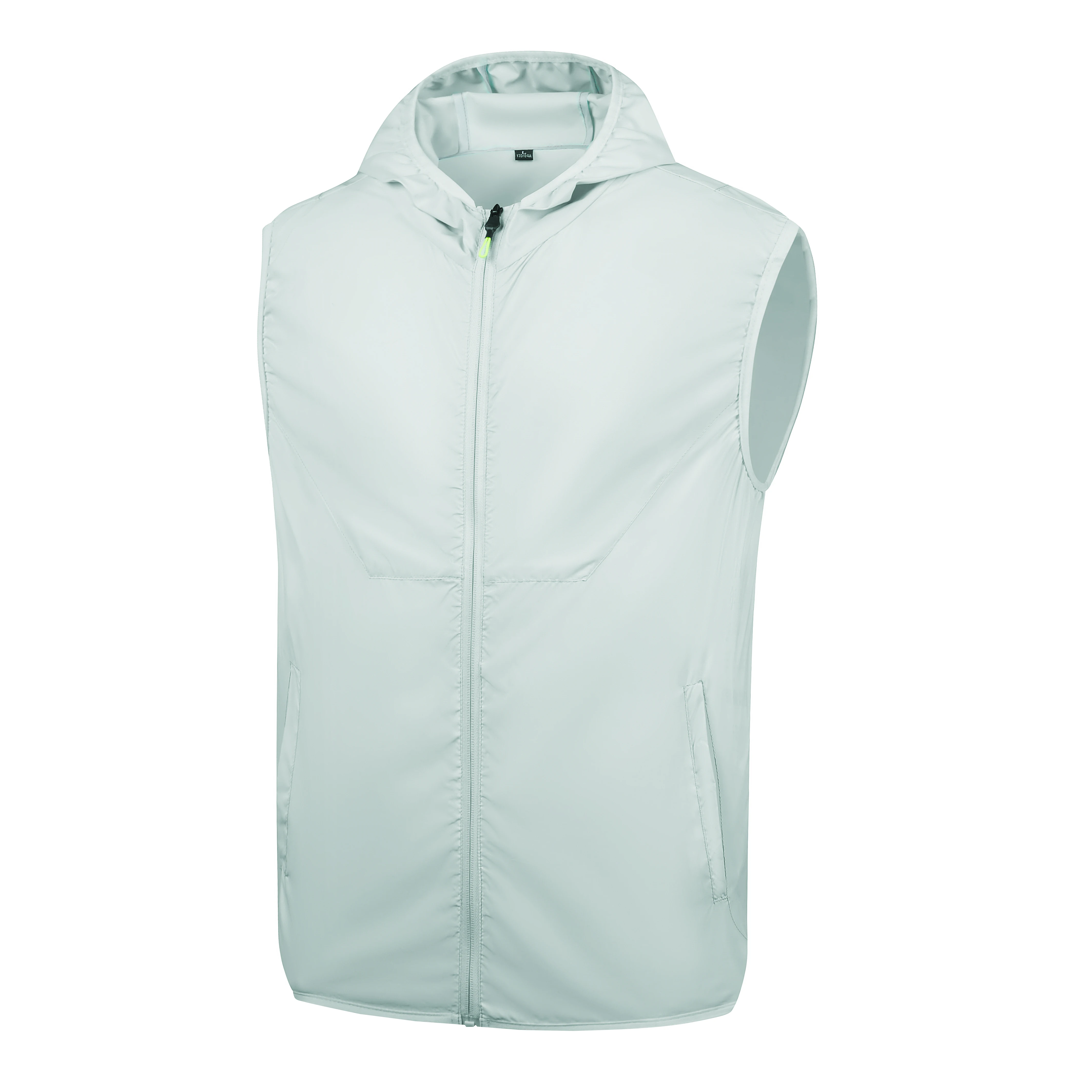 Summer Hooded Air-Conditioning Workwear with Fan Cooling, Outdoor Temperature-Reducing Breathable Vest (Excluding Power Bank)