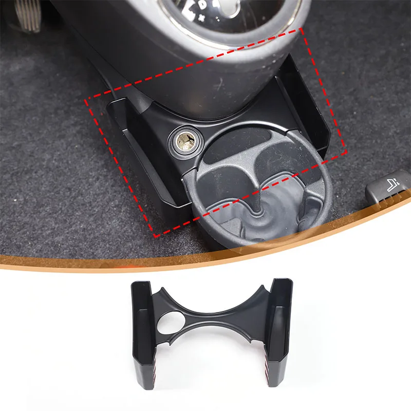 

For Fiat 500 2007-2015 Automotive Interior Center Storage Box Accessories ABS Automotive Center Saddle Storage Box