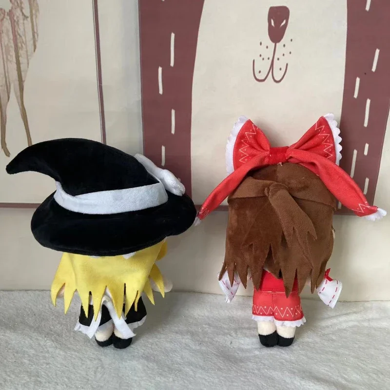 توهو دخان ألعاب من القطيفة Hakurei Reimu Kirisame ماريسا كيريسام محشوة الدمى الكرتون بلوشي أرقام وسادة تزيين الهدايا