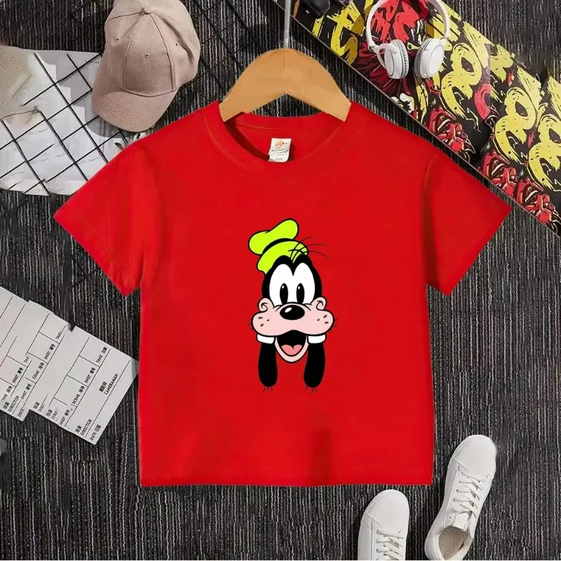 2026 جوفي جوف صيف جديد تي شيرت 100% قطن رقبة مستديرة كارتون أنيمي موضة مطبوعة للأطفال ملابس الشارع #3