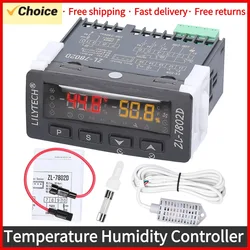 Automatic Incubator Controller Temperature Humidity Controller Digital Hygrostat Thermostat Egg Turning PID Control -40 to 99.9℃