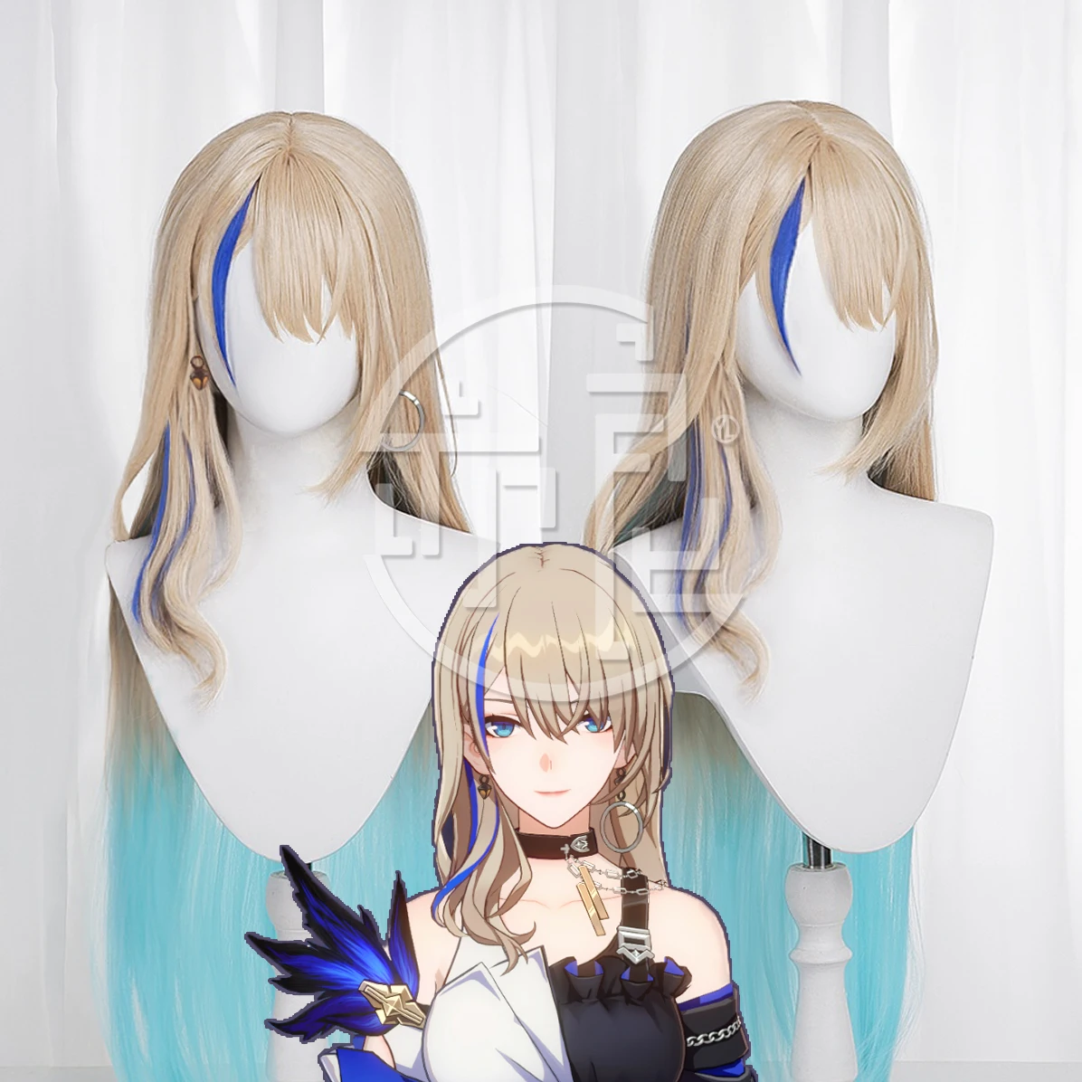 

Honkai Star Rail Honkai Impact Serval Landau Cosplay Wig Heat Resistant Synthetic Hair Halloween Role Play