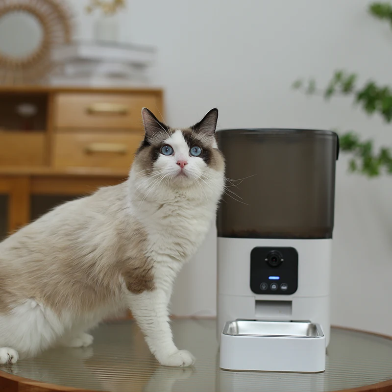 

OEM Automatic Cat Dog Feeder Pet Food Bowl Smart Wifi Auto Pet Feeder with Camera