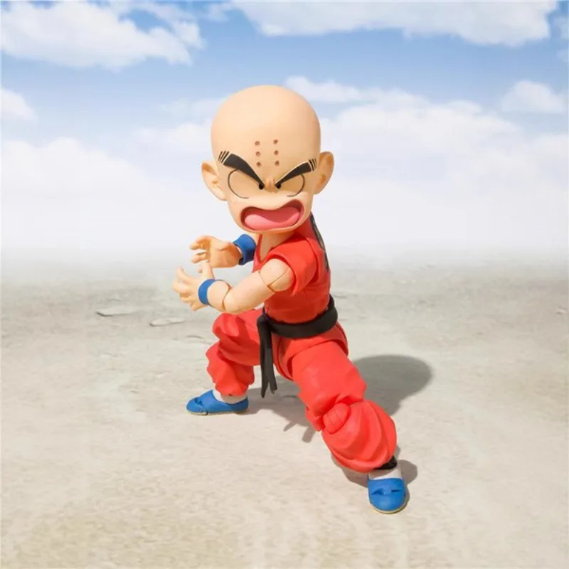 10 سنتيمتر في المخزون لعبة دراغون بول SHF طفل كريلين نسخة الطفولة Poseable عمل الشكل عيد الميلاد عيد ميلاد السنة الجديدة هدية الشكل أنيمي